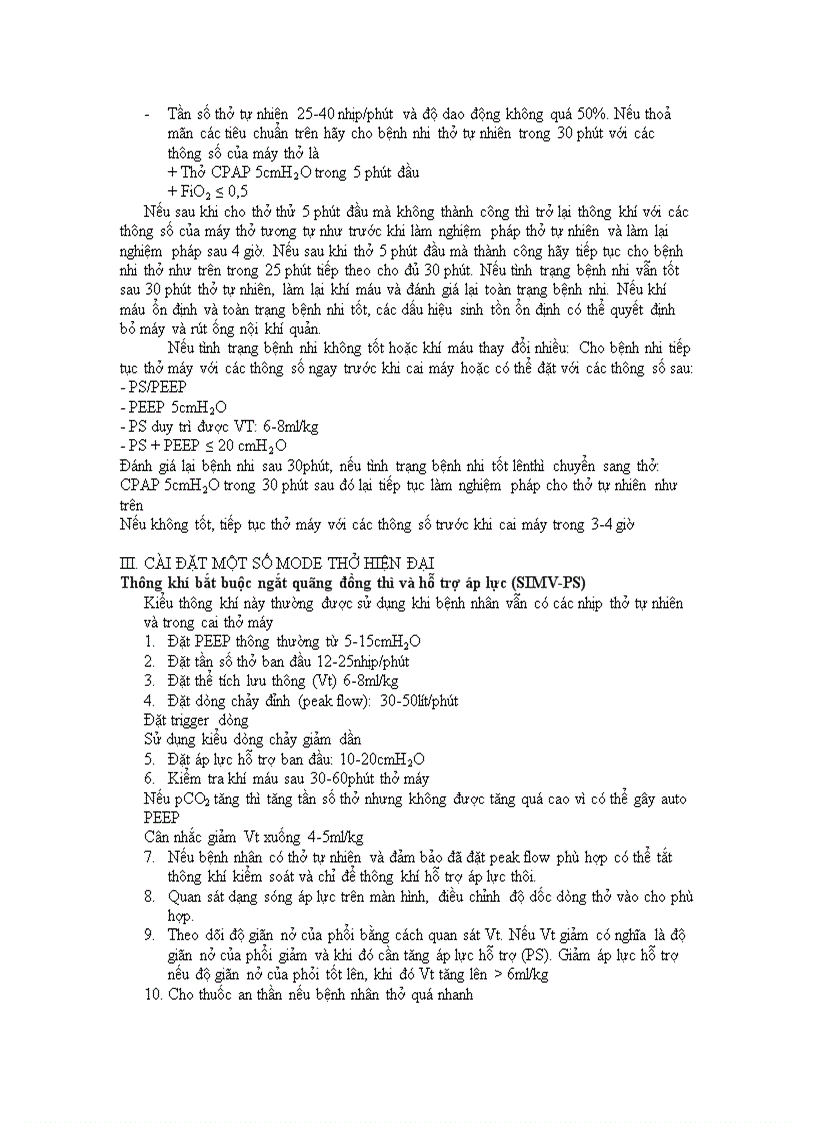 image for page Hướng dẫn thực hành thở máy cho trẻ nhỏ và trẻ lớn