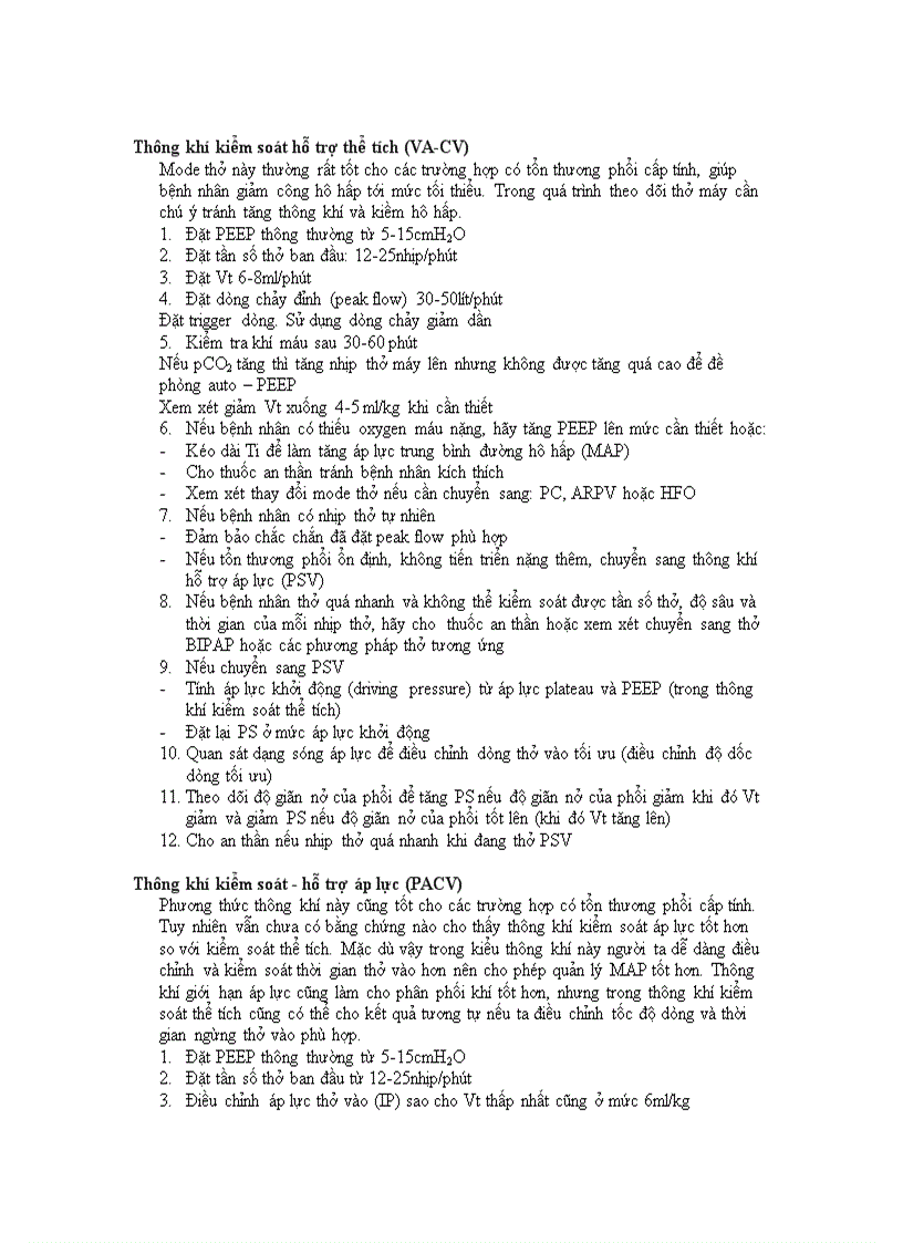 image for page Hướng dẫn thực hành thở máy cho trẻ nhỏ và trẻ lớn