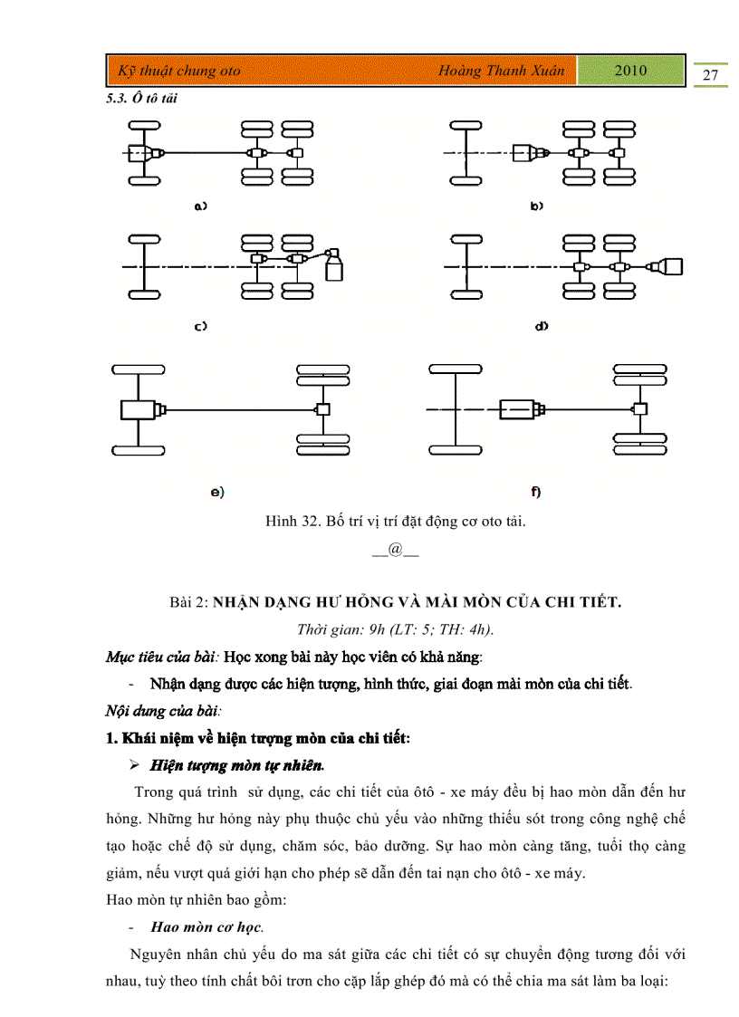 image for page Bài giảng Kỹ thuật chung ô tô