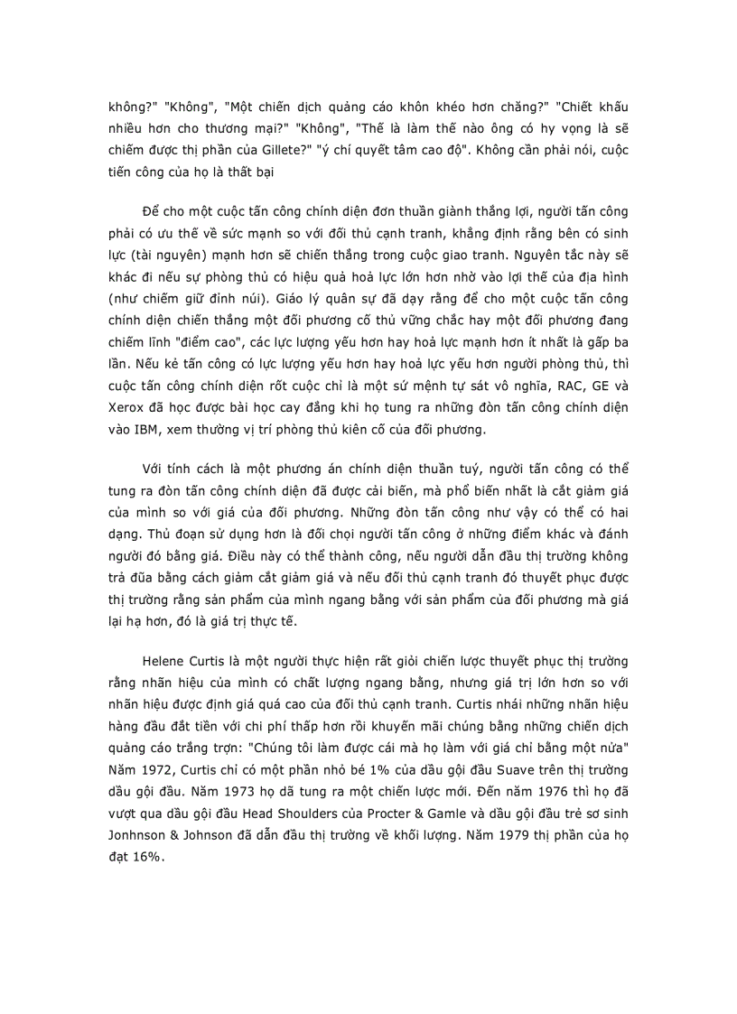 image for page Chiến lược thách thức thị trường