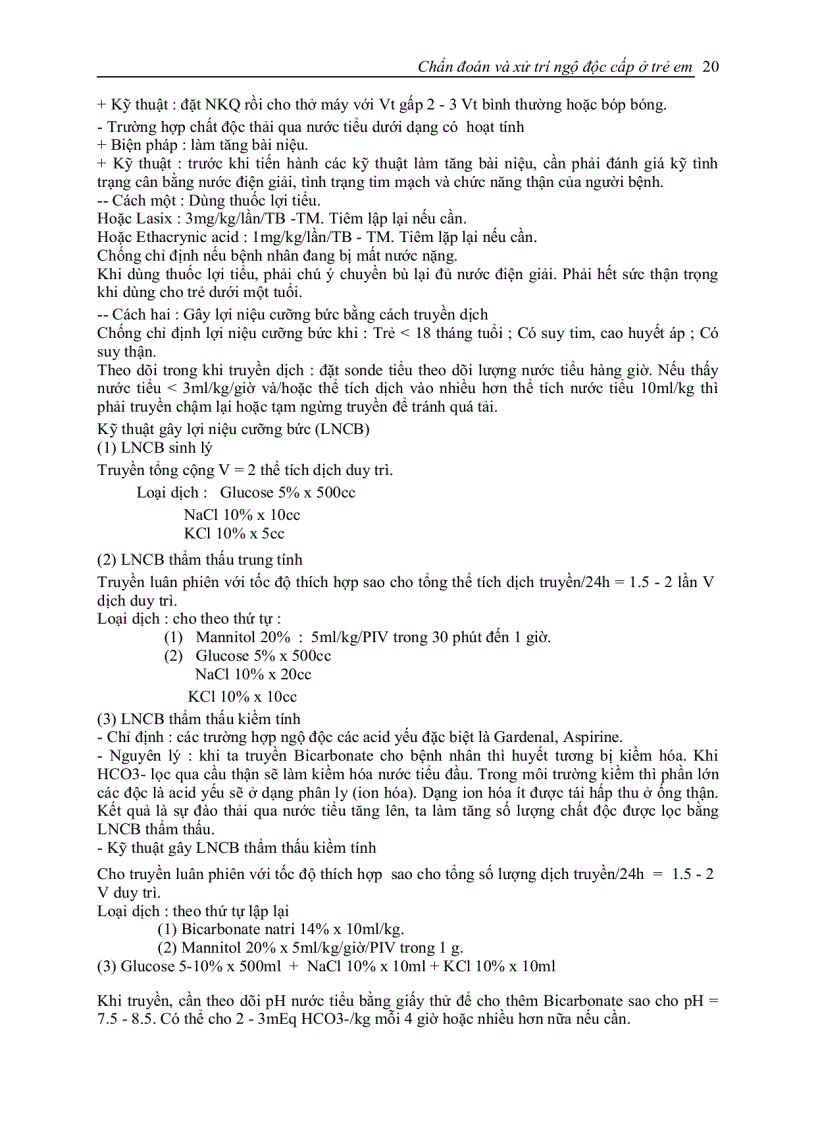 image for page Chẩn đoán xử trí ngộ độc cấp ở trẻ em