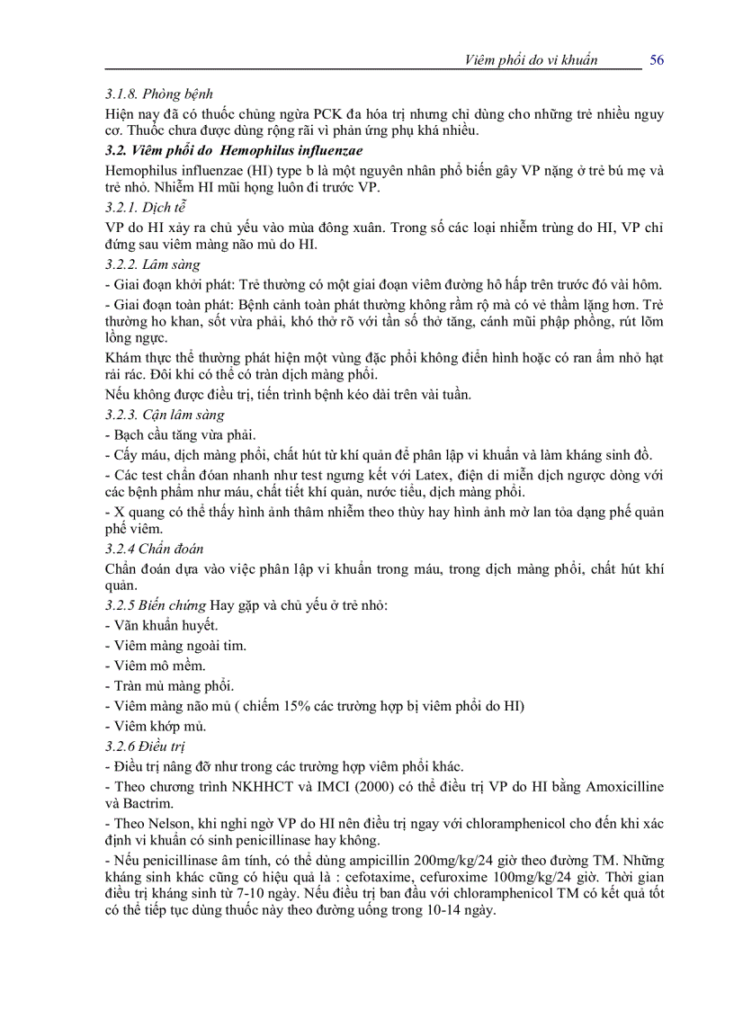 image for page Bài giảng Viêm phổi do vi khuẩn