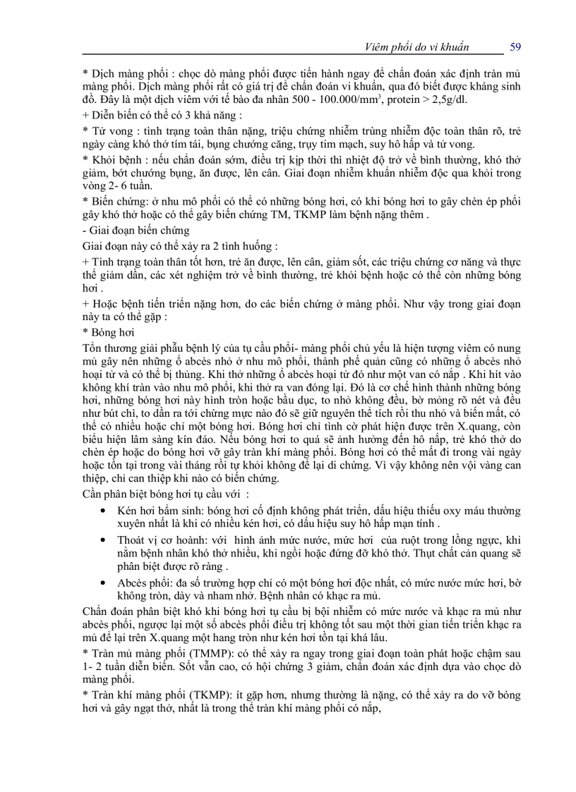 image for page Bài giảng Viêm phổi do vi khuẩn