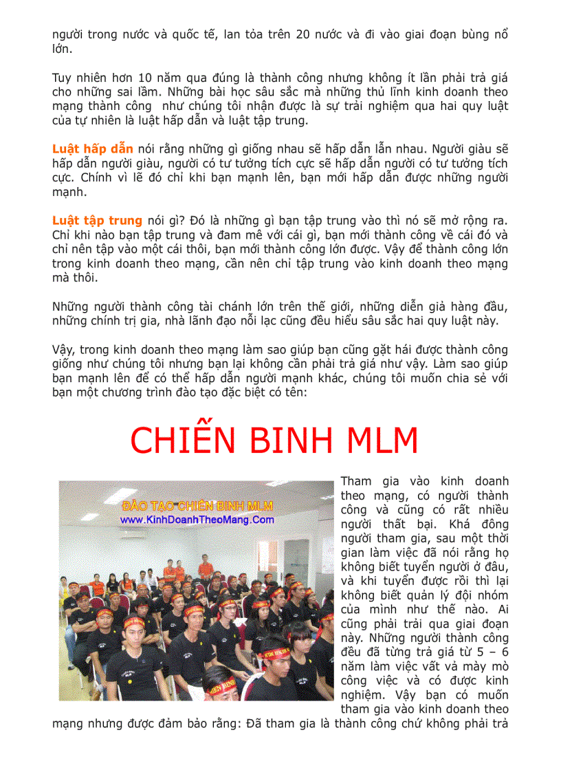 Chiến binh mlm