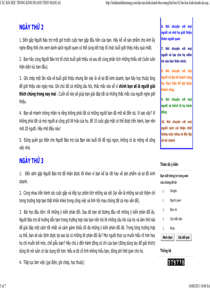 image for page Các bài học trong kinh doanh theo mạng các kỹ năng làm việc cần thiết