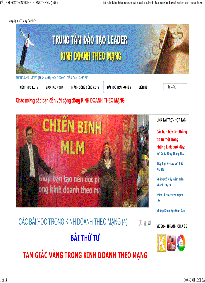 image for page Các bài học trong kinh doanh theo mạng các kỹ năng làm việc cần thiết 2