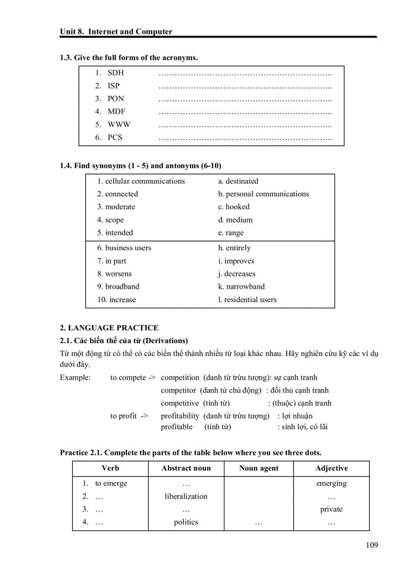 image for page Tiếng anh chuyên ngành học viện công nghệ bưu chính viễn thông 1