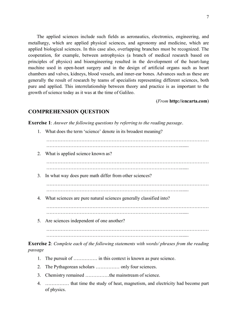 image for page English for Students of Physics