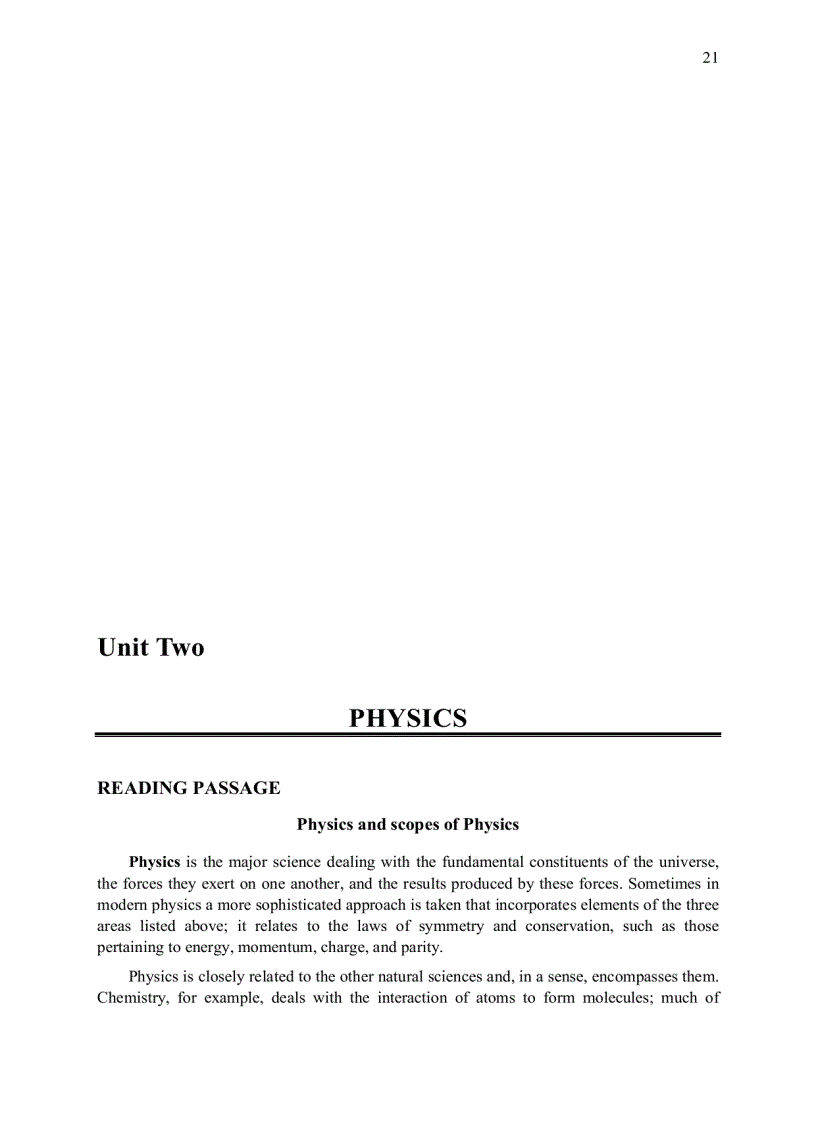 image for page English for Students of Physics