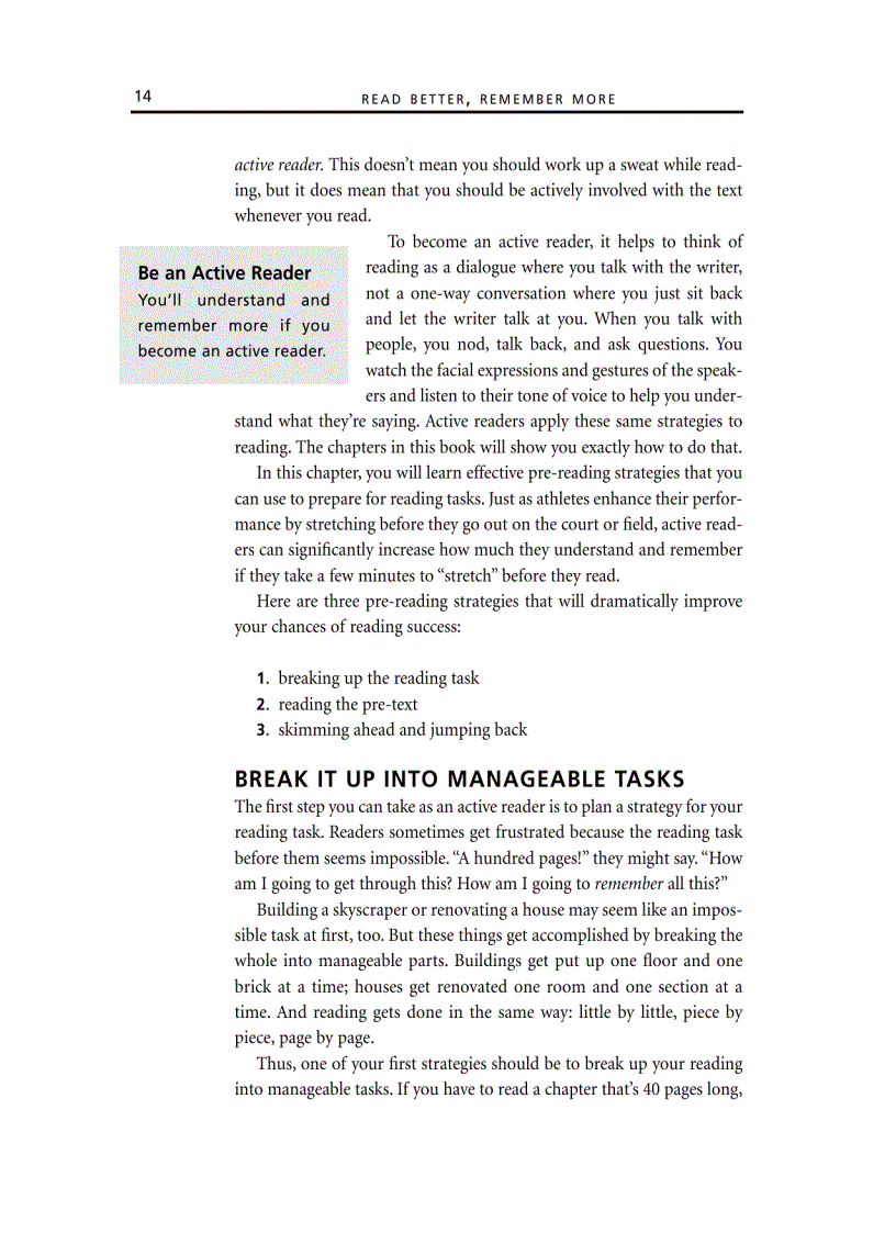 image for page Read better r emember more