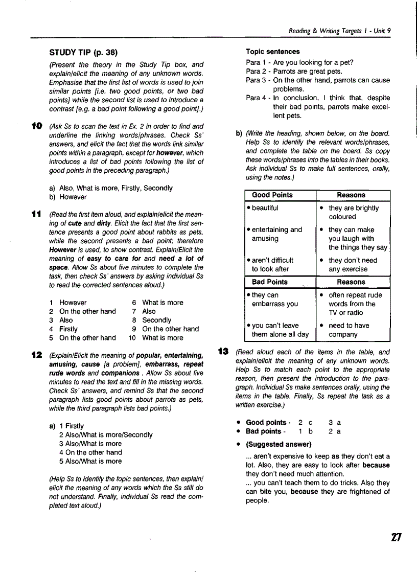 image for page Reading writing target Teacher book