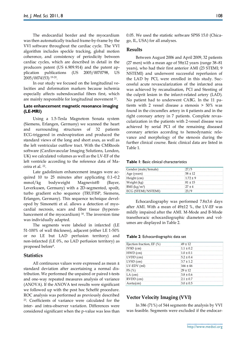 image for page Báo cáo y học Segment orientated analysis of two dimensional strain and strain rate as assessed by velocity vector imaging in patients with acute myocardial infarction