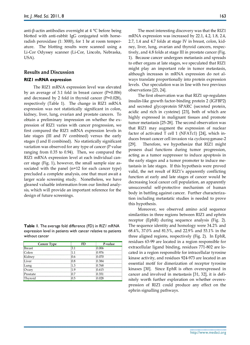 image for page Báo cáo y học Anticancer Activity of the PR Domain of Tumor Suppressor RIZ1