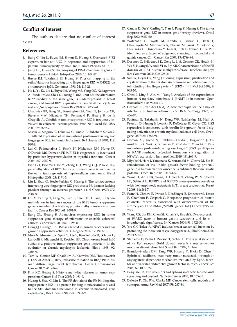 image for page Báo cáo y học Anticancer Activity of the PR Domain of Tumor Suppressor RIZ1
