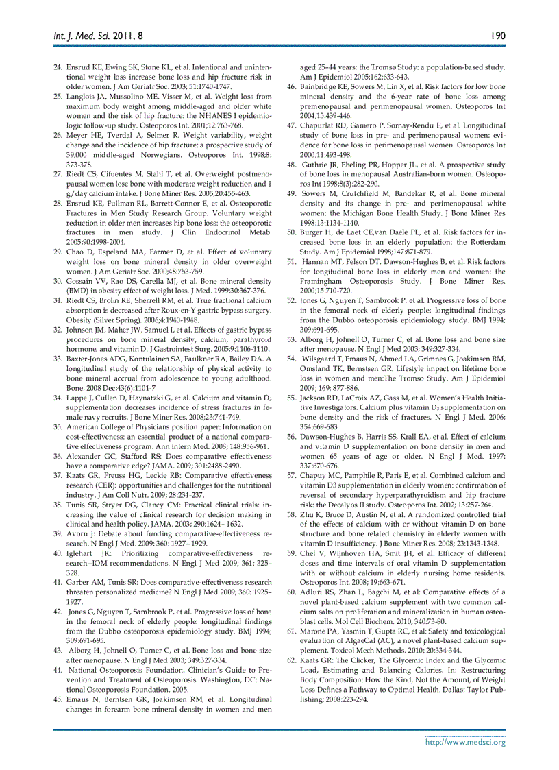 image for page Báo cáo y học A Comparative Effectiveness Study of Bone Density Changes in Women Over 40 Following Three Bone Health Plans Containing Variations of the Same Novel Plant sourced Calcium