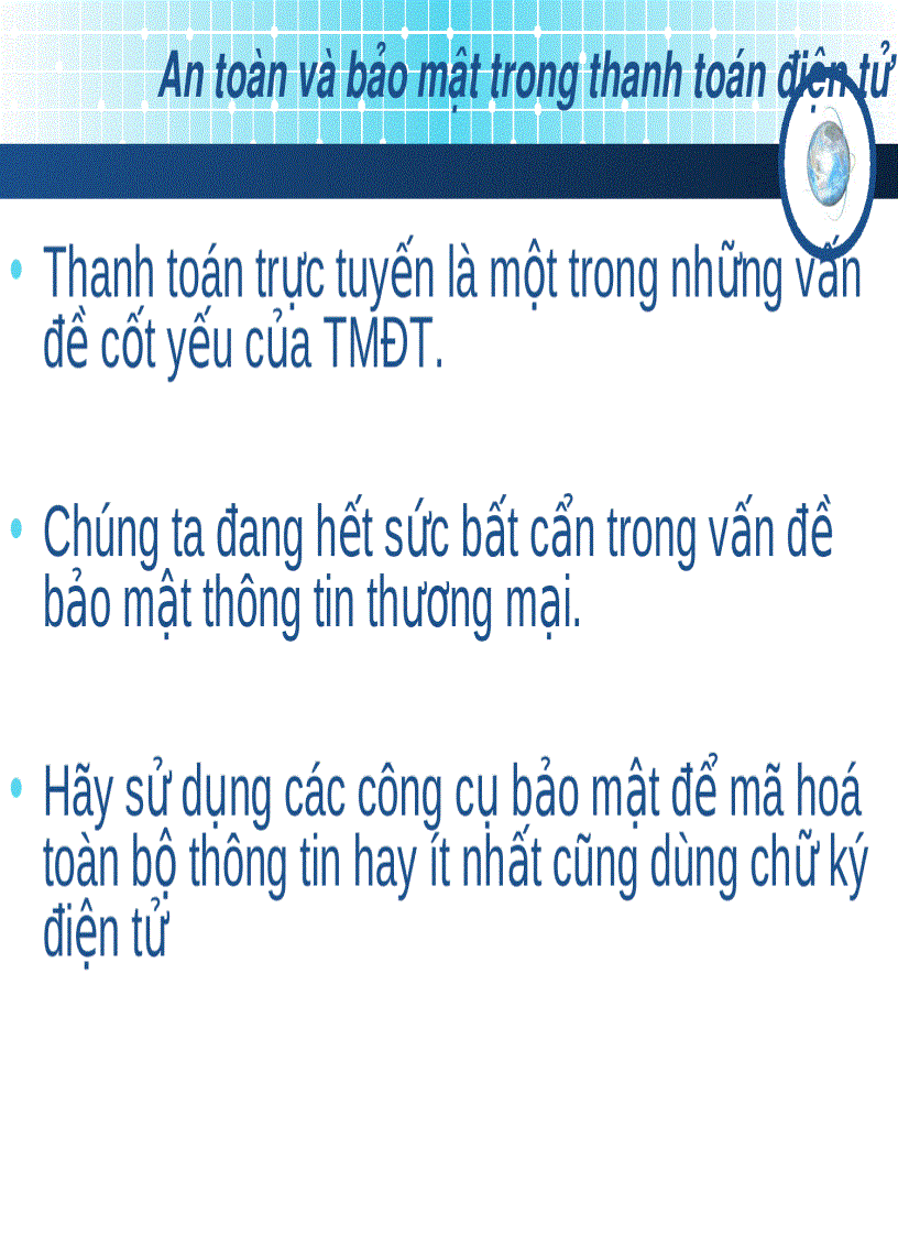 image for page An Toàn Và Bảo Mật Trong Thương Mại Điện Tử