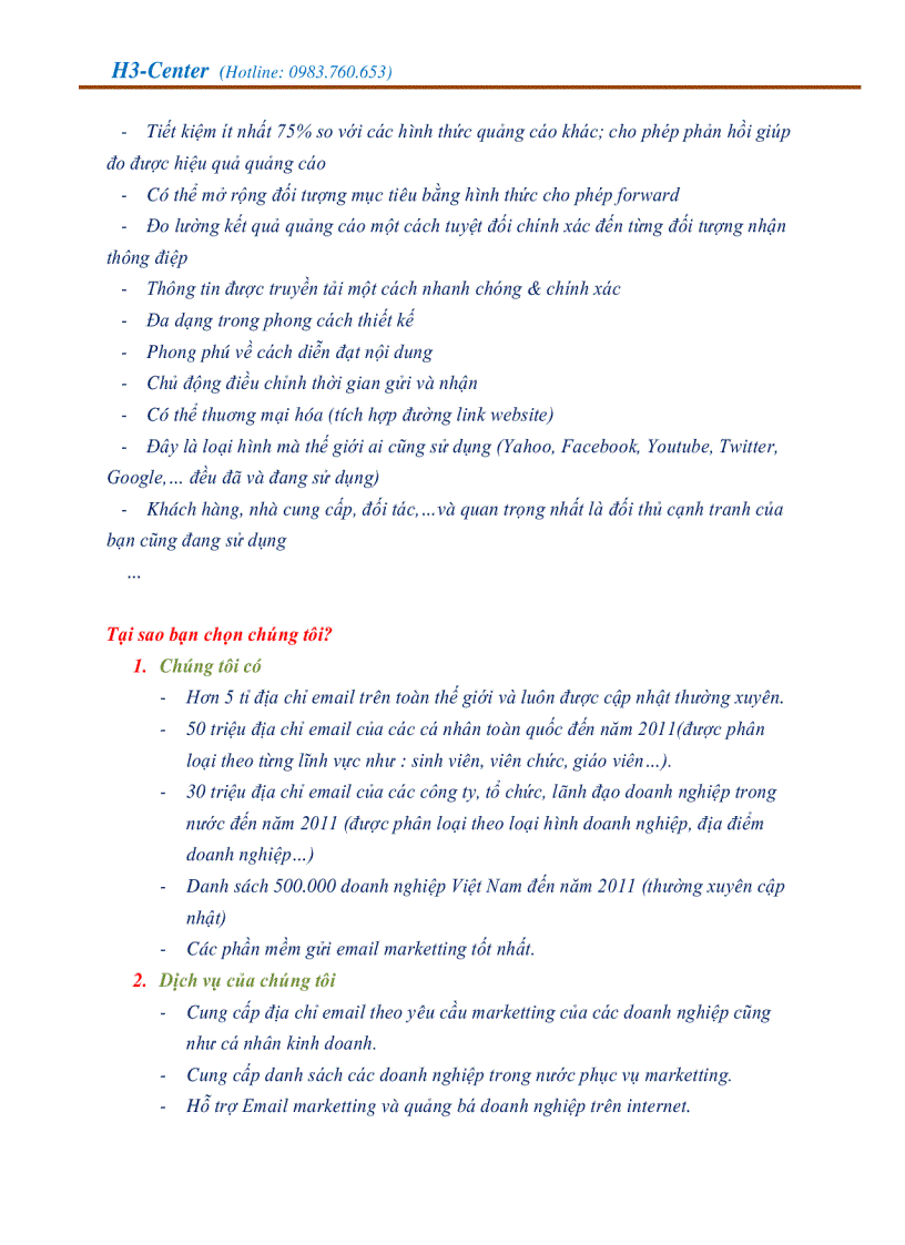 image for page Những lợi ích của Email Marketing là gì