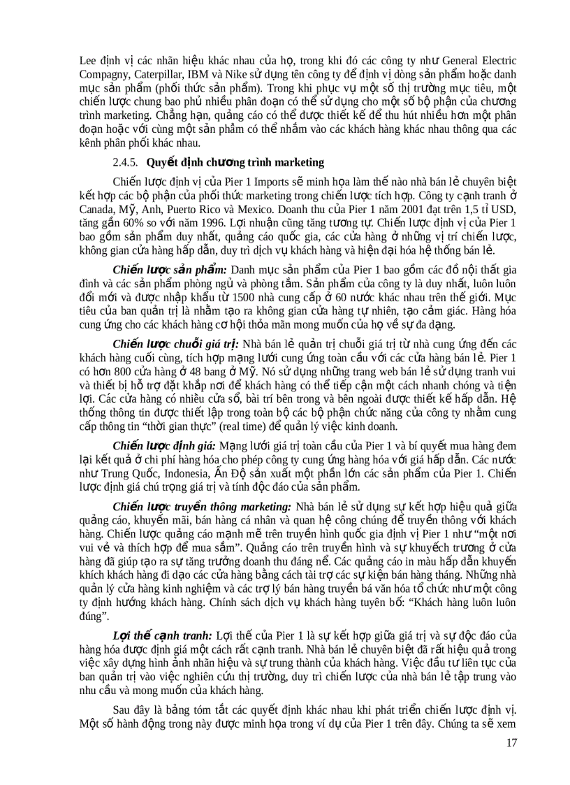 image for page Chiến lược định vị chiến lược marketing theo chu kỳ sống sản phẩm và xây dựng thương hiệu