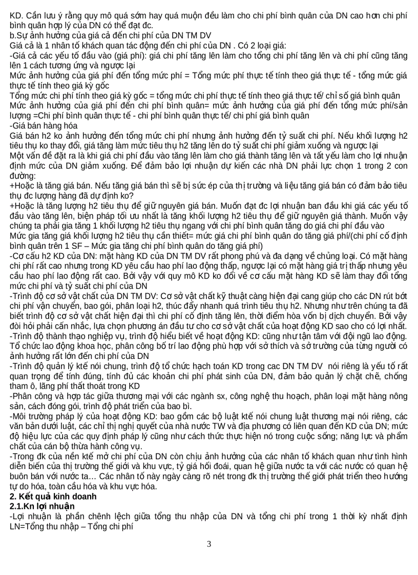 image for page Hiệu qua kinh tế trong DN thương mại DV