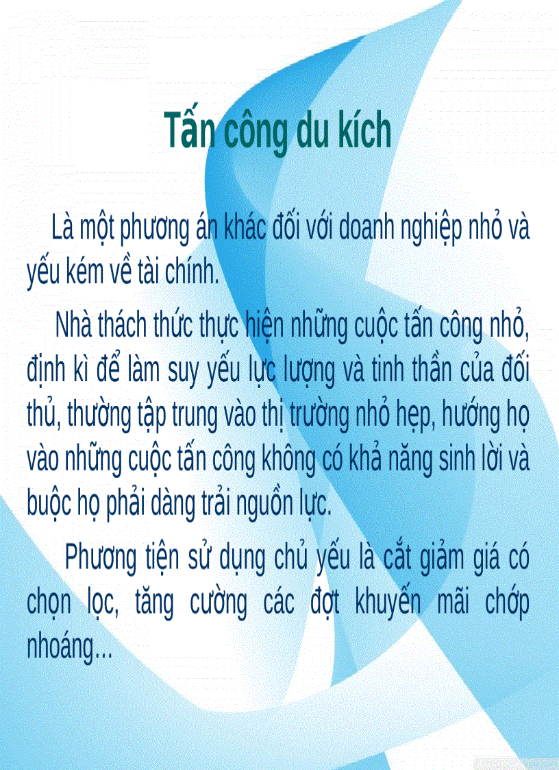 image for page Những chiến lược của người thách thức thị trường