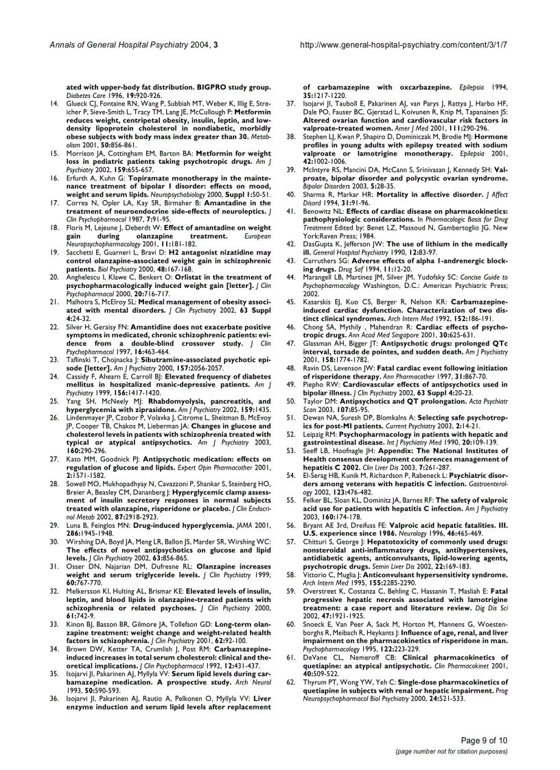 image for page Báo cáo y học Special considerations in the treatment of patients with bipolar disorder and medical co morbidities