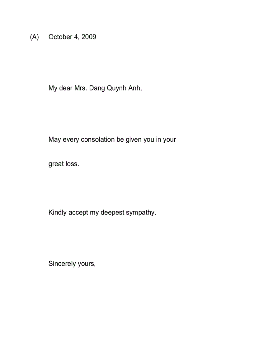 image for page The letter of condolence letters of sympathy