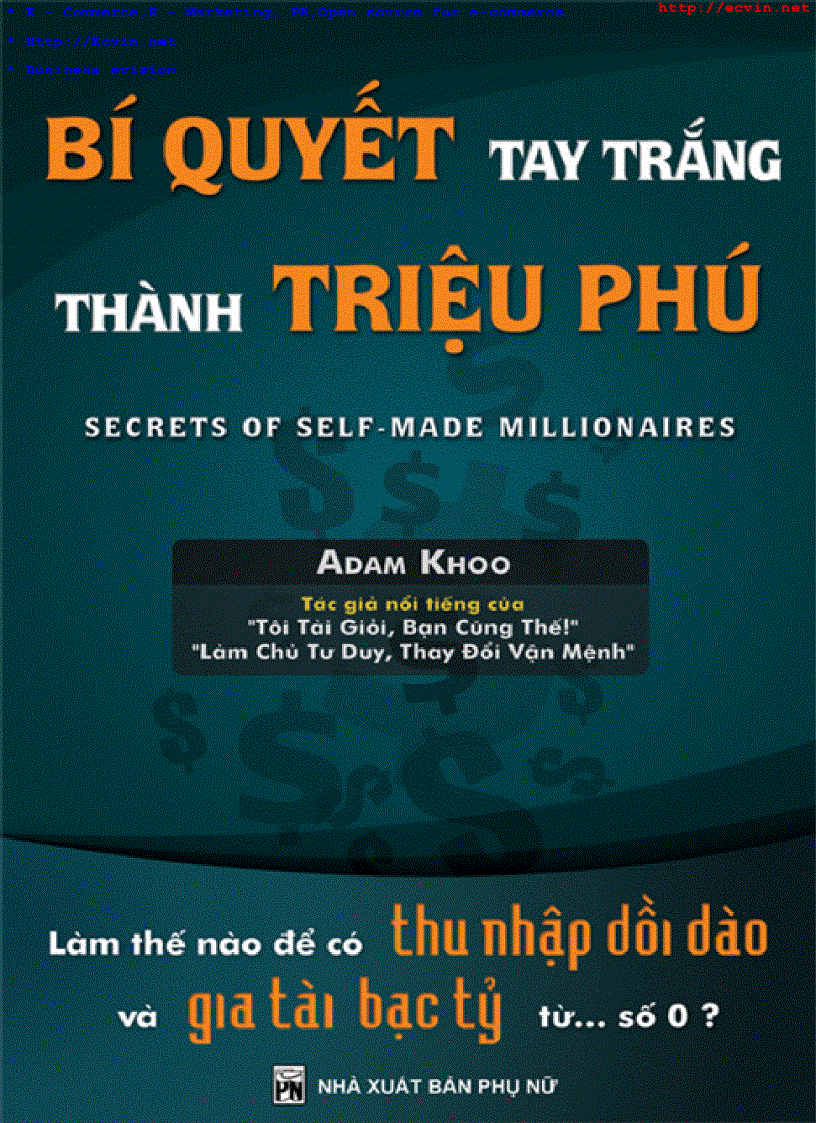 image for page Bí quyết tay trắng thành triệu phú