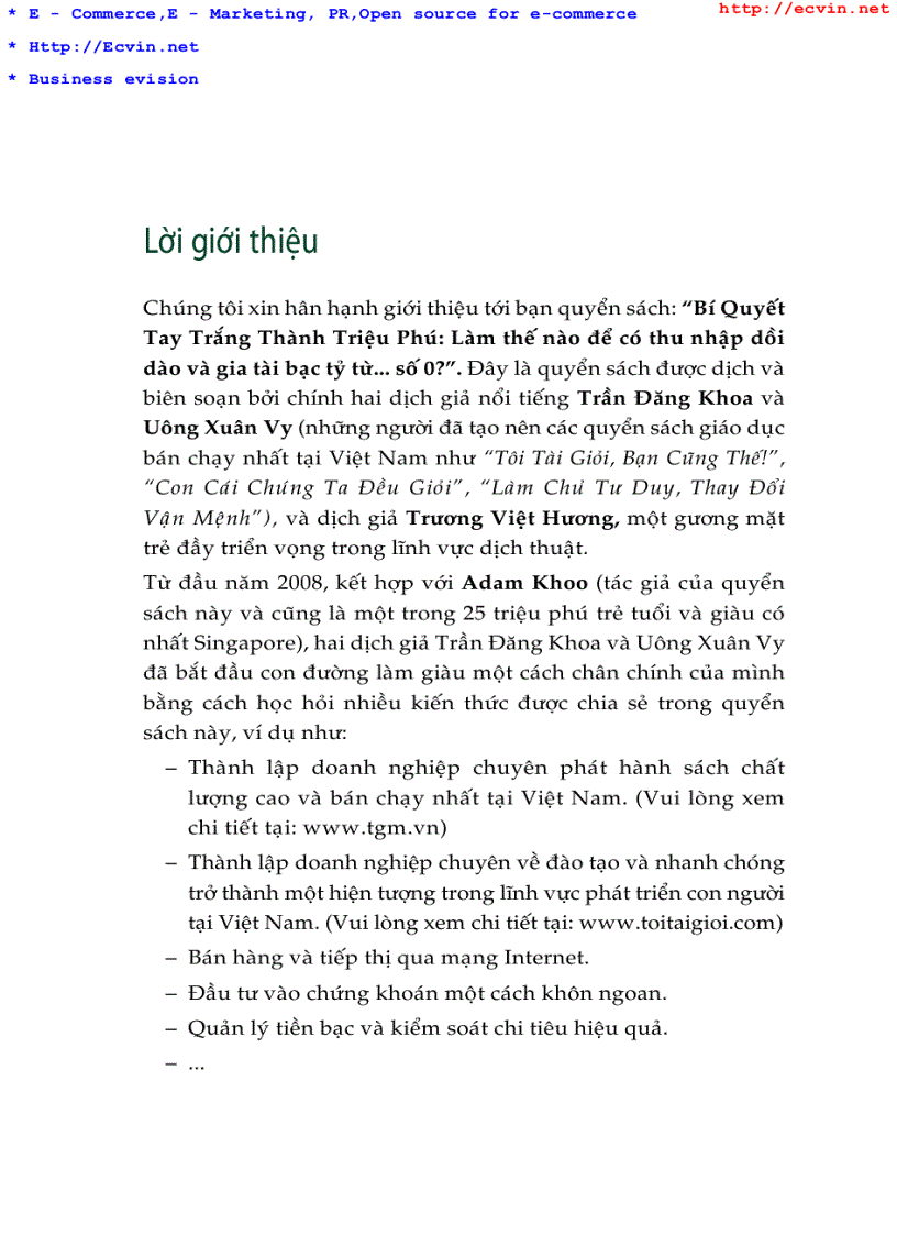 image for page Bí quyết tay trắng thành triệu phú