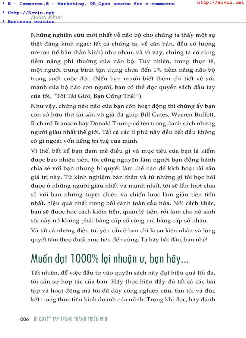 image for page Bí quyết tay trắng thành triệu phú