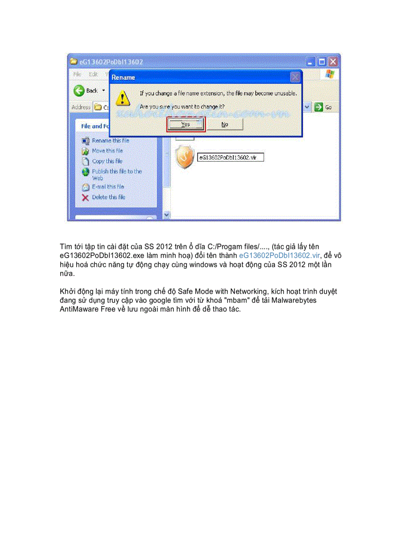 image for page Làm thế nào để gỡ bỏ Security Sphere 2012 ra khỏi hệ thống