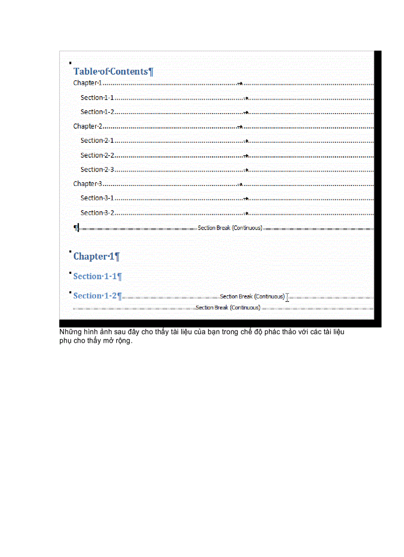 image for page Tạo một tài liệu chủ trong Word 2010 từ nhiều tài liệu