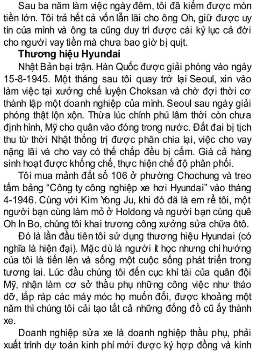 image for page Tất cả là thử thách Hồi ký của Ông chủ tập đoàn HUYNDAI