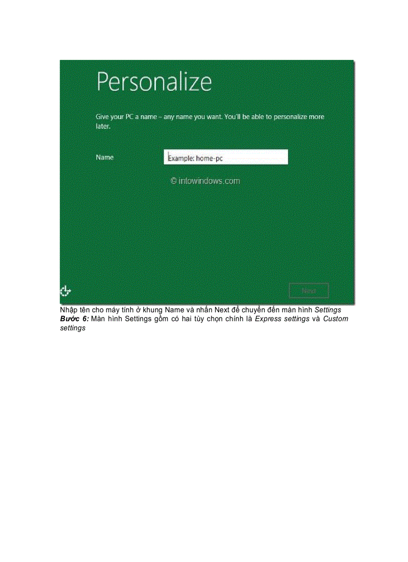 image for page Cài đặt Windows 8 từ ổ cứng gắn ngoài