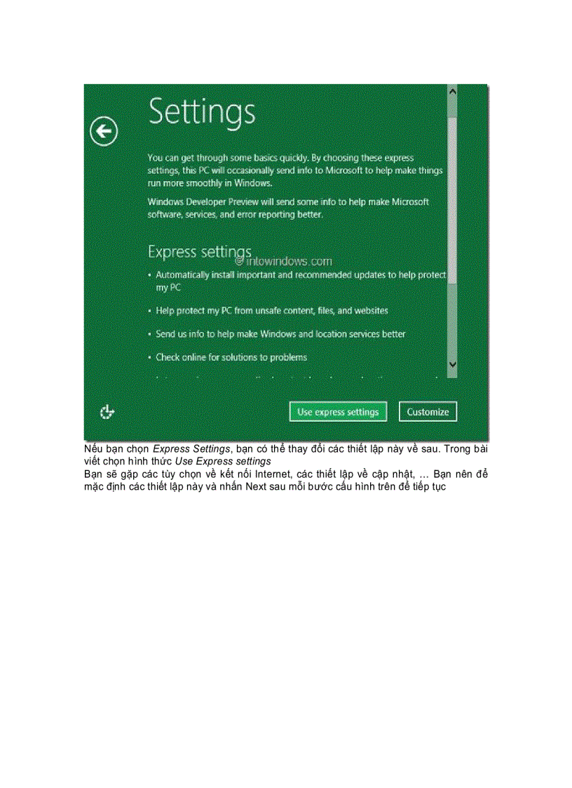 image for page Cài đặt Windows 8 từ ổ cứng gắn ngoài