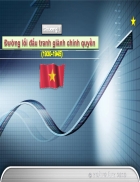 Giáo trình môn Đường lối CM ĐCS Việt Nam Lịch sử Đảng 1
