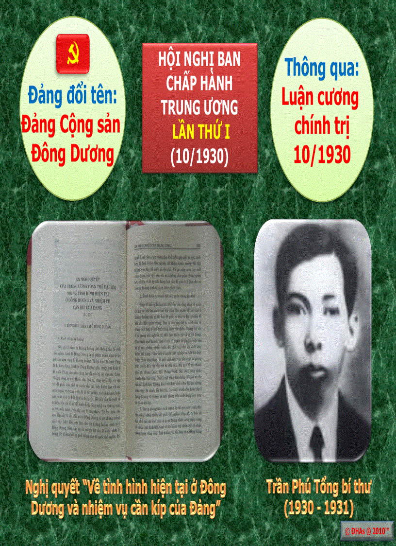 Giáo trình môn Đường lối CM ĐCS Việt Nam Lịch sử Đảng 1
