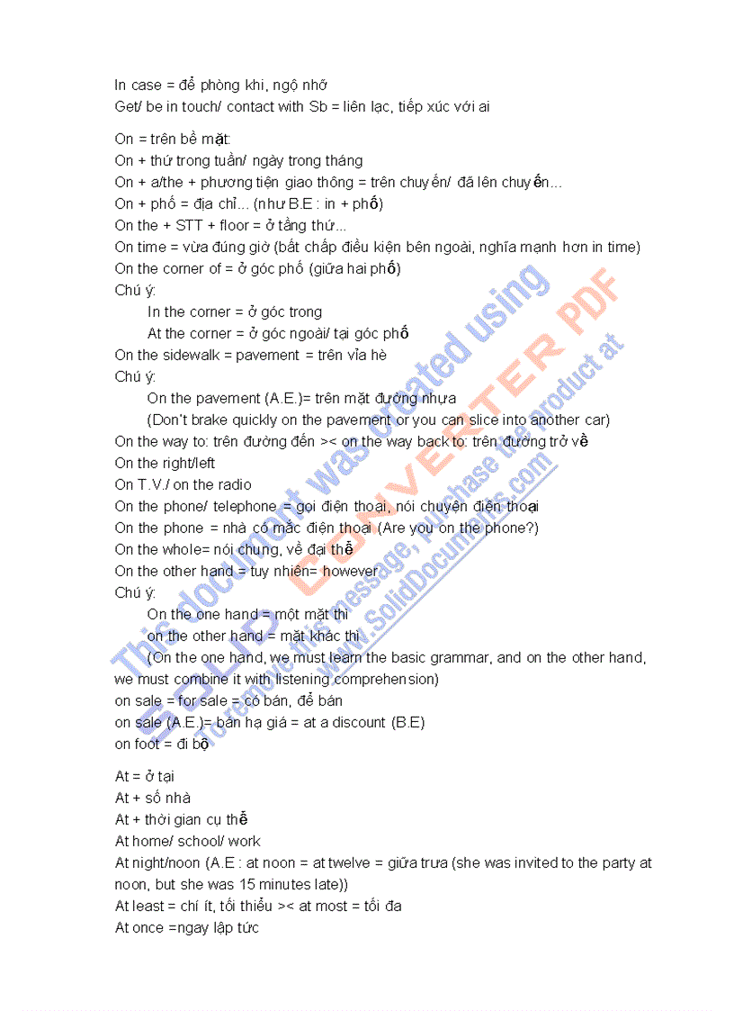 image for page Ôn tập ngữ pháp tiếng Anh