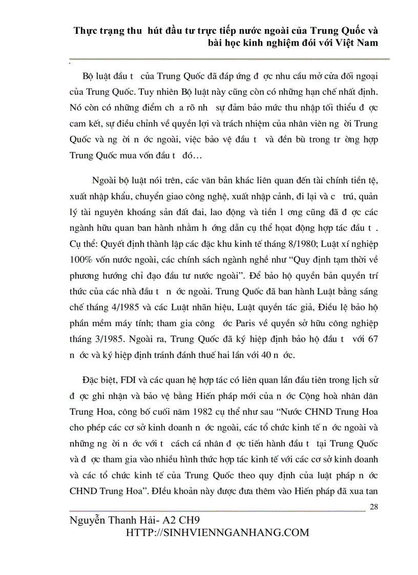 image for page Thực trạng thu hút đầu tư trực tiếp nước ngoài của Trung Quốc và bài học kinh nghiệm đói với Việt Nam