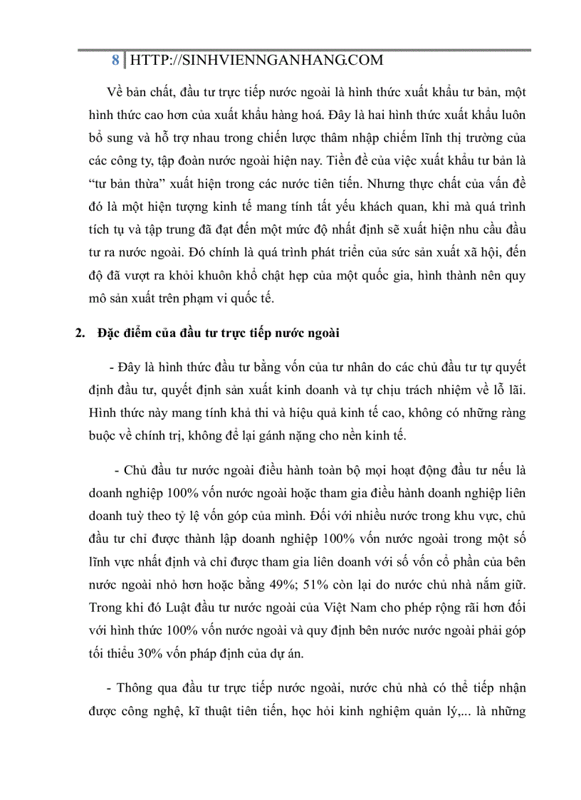 image for page Sự cần thiết phải tăng cường thu hút nguồn vốn đầu tư trực tiếp nước ngoài phát triển ngành công nghiệp của Việt Nam