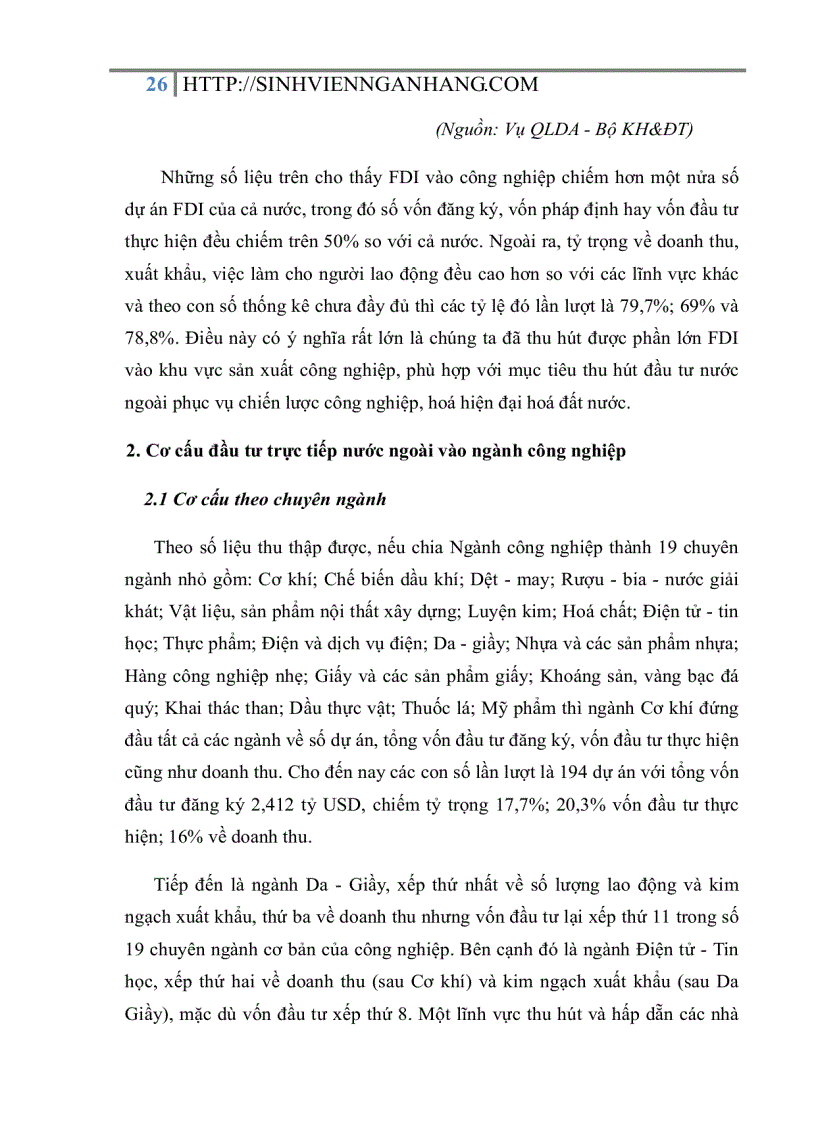 image for page Sự cần thiết phải tăng cường thu hút nguồn vốn đầu tư trực tiếp nước ngoài phát triển ngành công nghiệp của Việt Nam