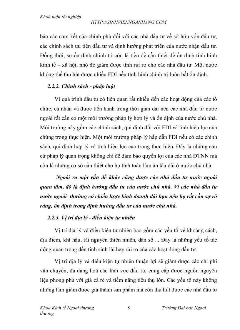 image for page Khái quát chung về fdi và fdi tại việt nam