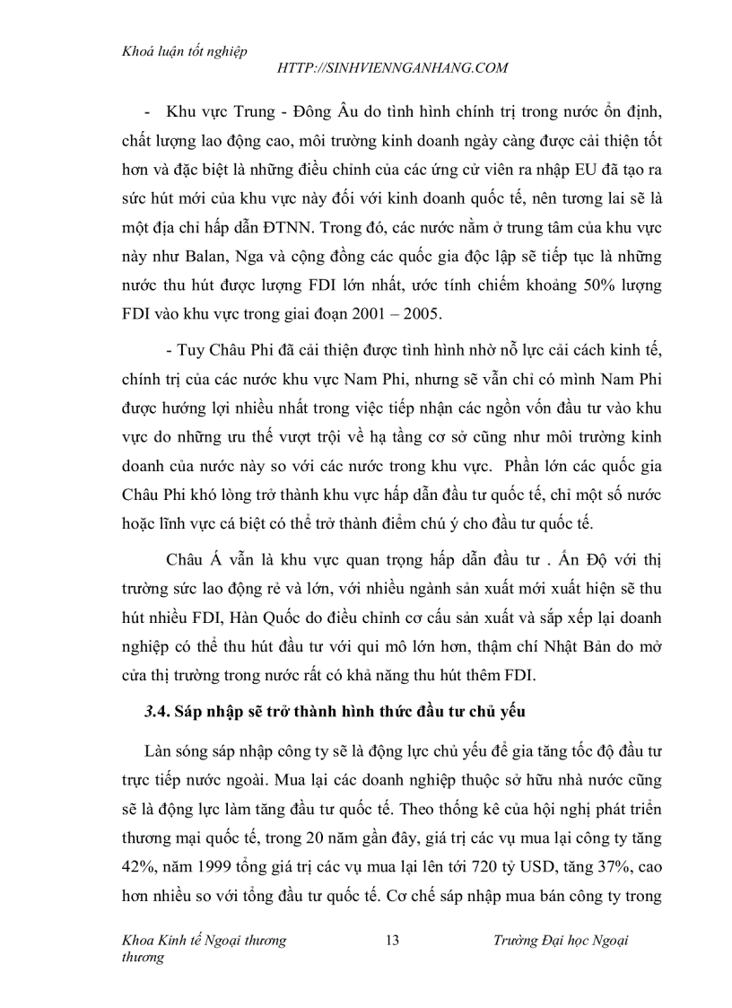 image for page Khái quát chung về fdi và fdi tại việt nam