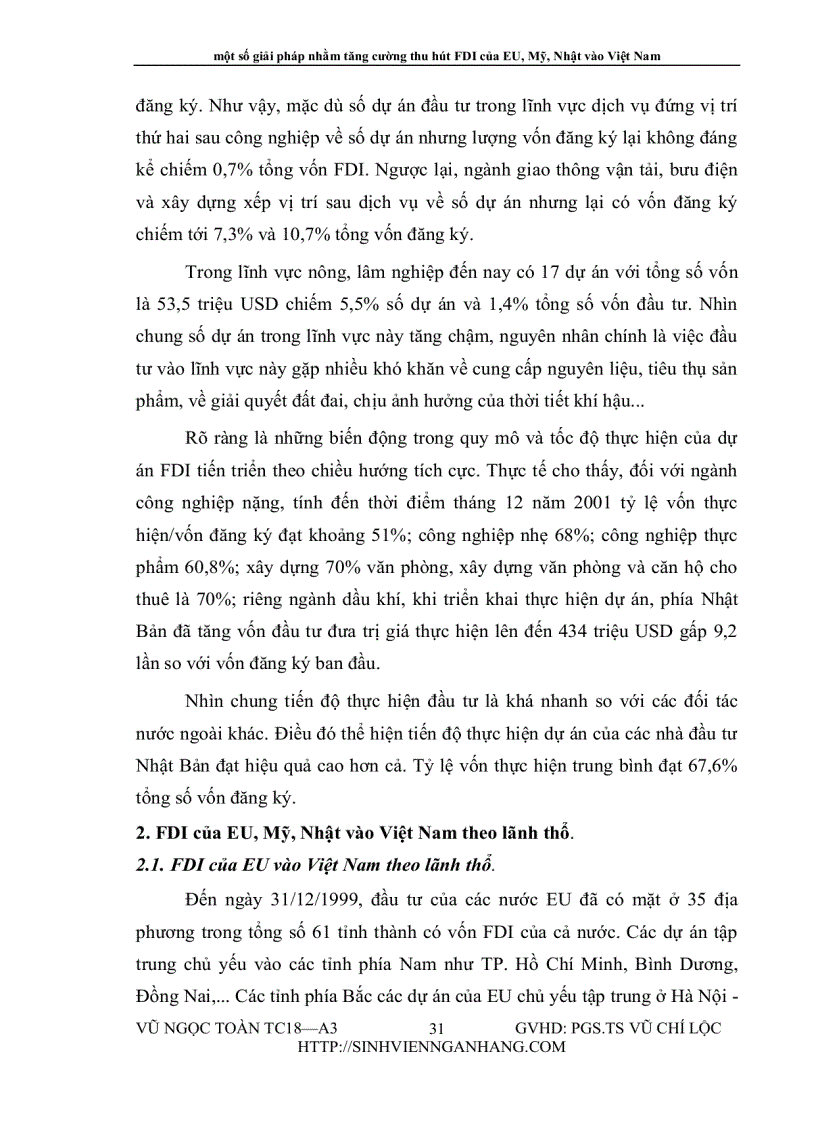 image for page Một số giải pháp nhằm tăng cường thu hút FDI của EU Mỹ Nhật vào Việt Nam