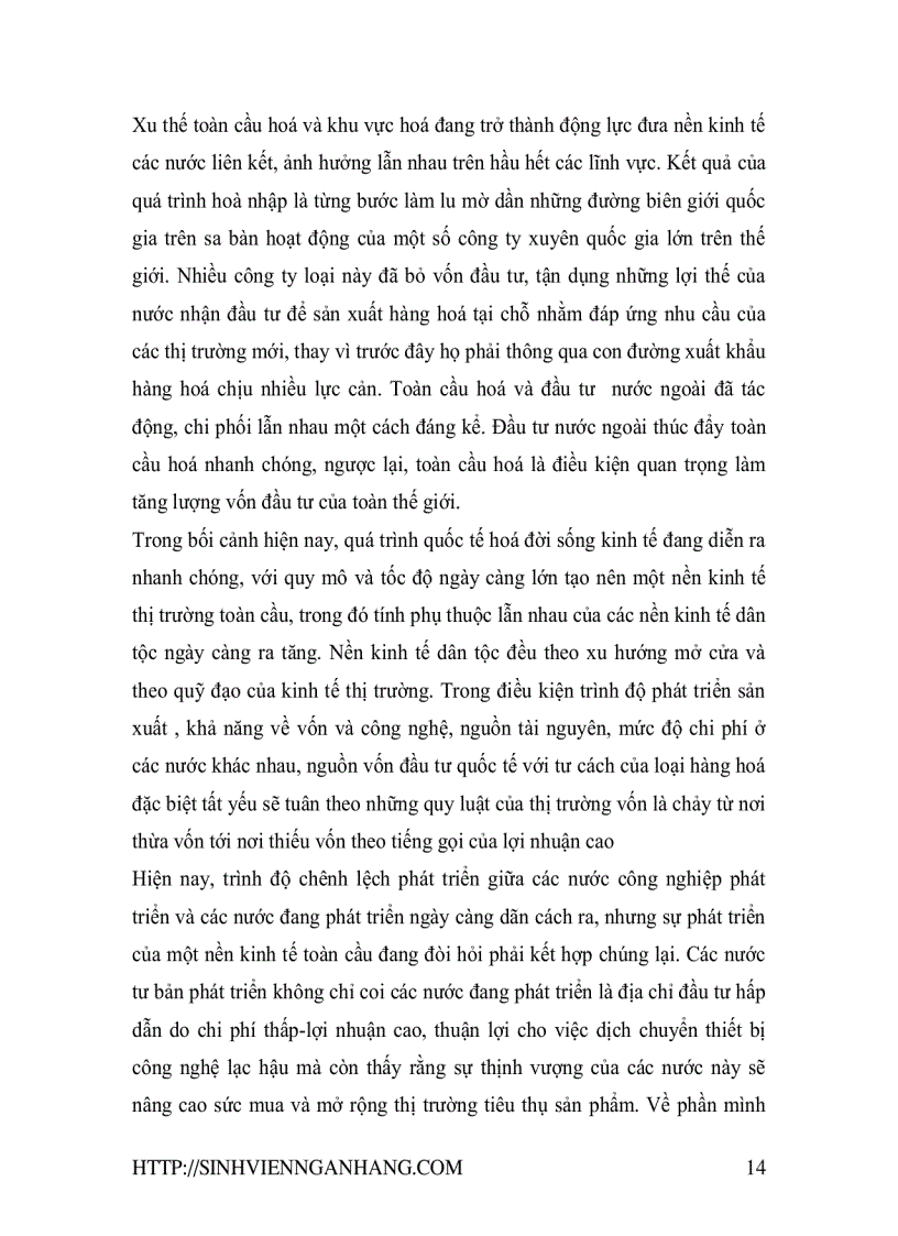 image for page Thực trạng và giải pháp thúc đẩy đầu tư nước ngoài vào Việt Nam trong bối cảnh toàn cầu hoá