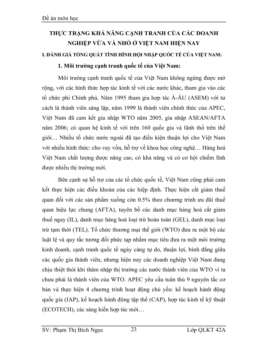 image for page Giải pháp nâng cao khả năng cạnh tranh của các doanh nghiệp vừa và nhỏ ở Việt Nam trong quá trình hội nhập kinh tế quốc tế