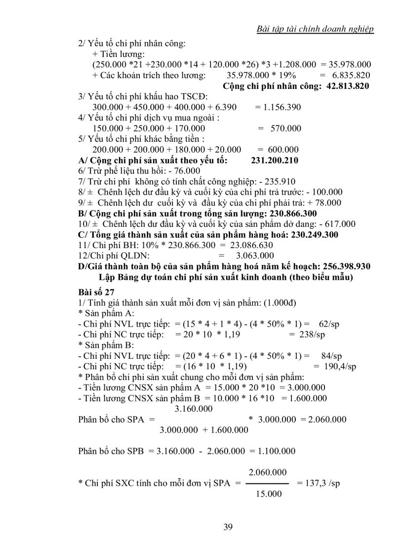 image for page Bài tập tài chính doanh nghiệp 4