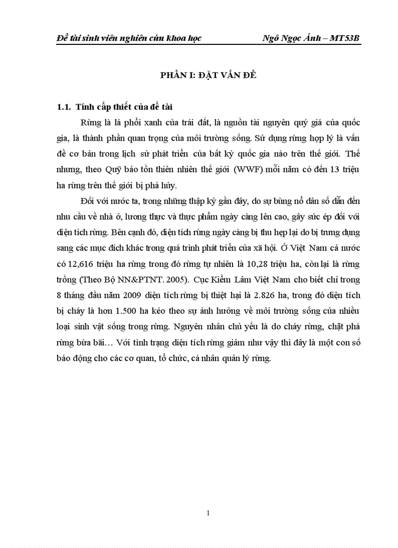 image for page Nghiên cứu thực trạng và công tác bảo tồn rừng đặc dụng Hữu Liên huyện Hữu Lũng Tỉnh Lạng Sơn