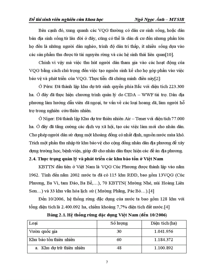 image for page Nghiên cứu thực trạng và công tác bảo tồn rừng đặc dụng Hữu Liên huyện Hữu Lũng Tỉnh Lạng Sơn