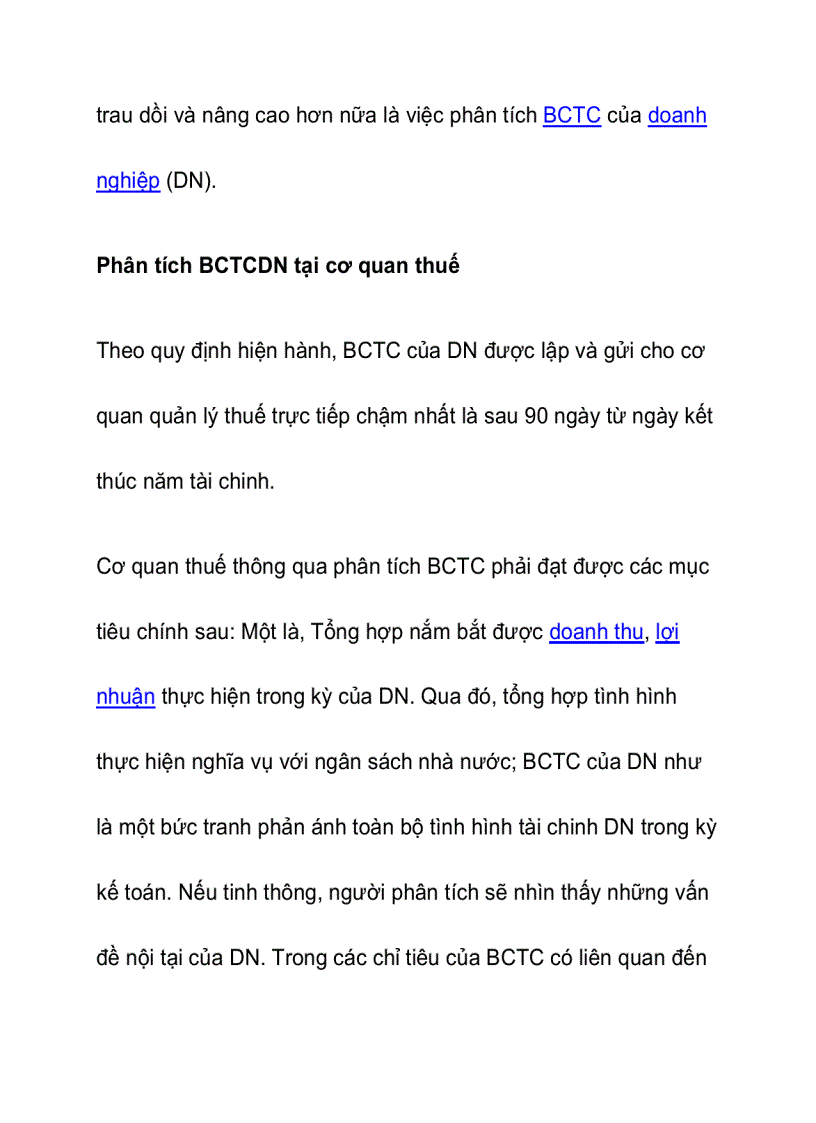 image for page Tăng cường phân tích báo cáo tài chính với cơ chế tự khai tự nộp thuế 1