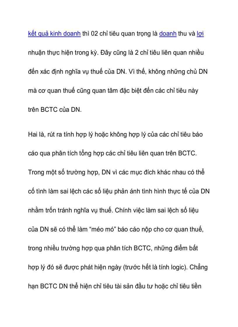 image for page Tăng cường phân tích báo cáo tài chính với cơ chế tự khai tự nộp thuế 1